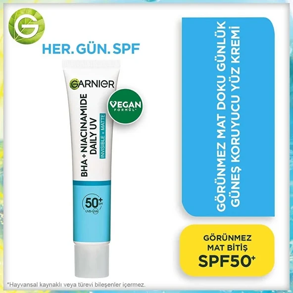 Garnıer Bha Niasinamid Güneş Koruyucu Krem Spf 50 40ml