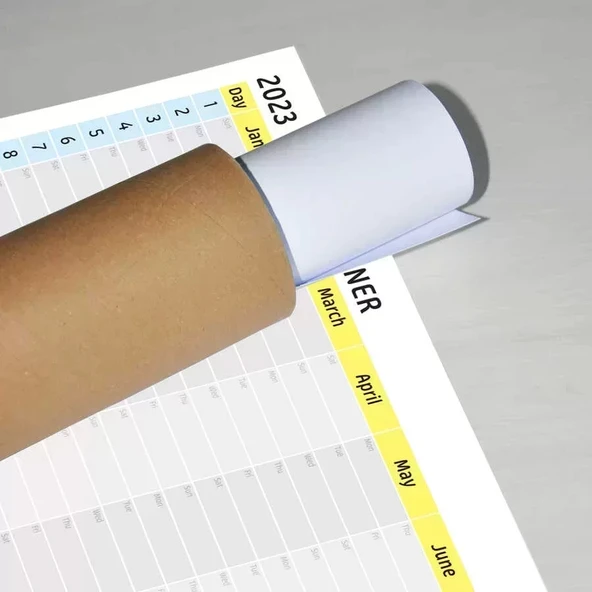 2026 Yıllık Planlayıcı Duvar Takvimi, Sade, Modern, Fonksiyonel Tasarım - 6