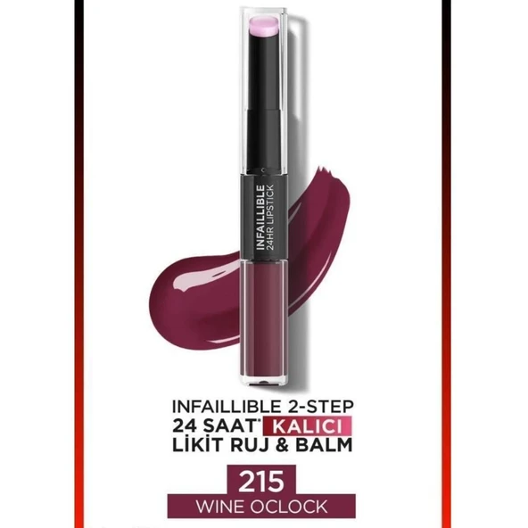 Loreal Parıs Infaıllıble Lipstick 2 Steps 215 Wab - 1