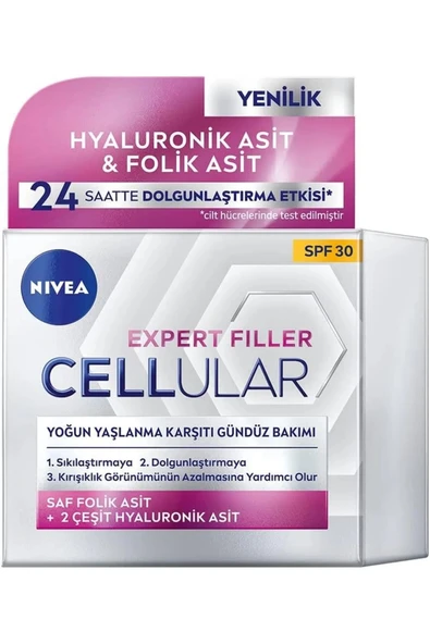 Nıvea Cellular Expert Filler Yoğun Yaşlanma Karşıtı Krem 50 Ml