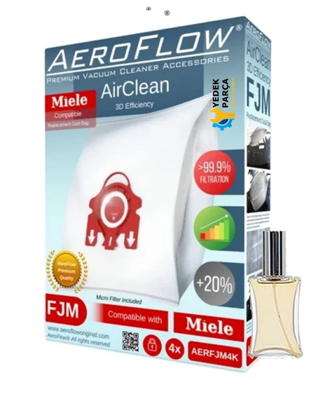 Miele Uyumlu Special Süpürge Toz Torbası 4LÜ PAKET ürün görseli 1