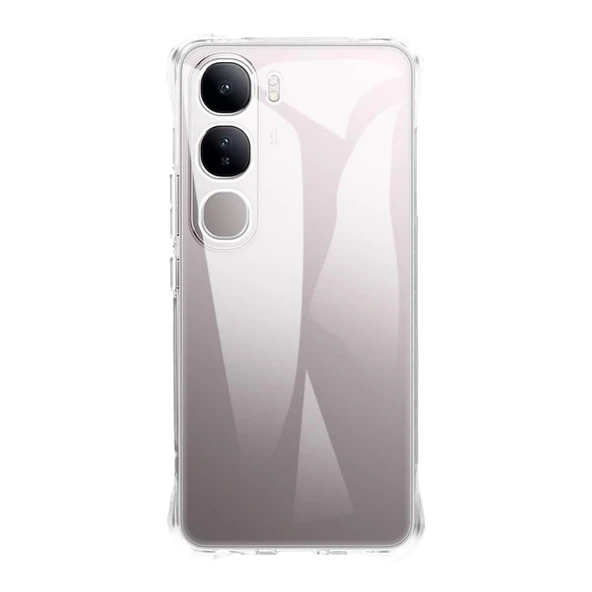 Vivo V40 Lite Kılıf Kamera Korumalı Silikon Şeffaf Kapak - 1
