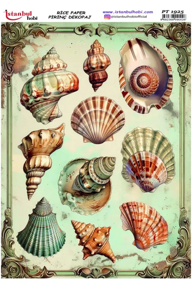 İSTANBUL HOBİ PİRİNÇ DEKOPAJ KAĞIT PT1925 ürün görseli