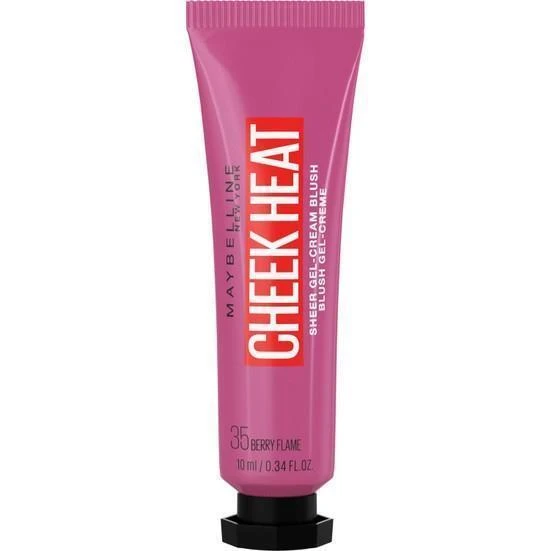 Maybellıne Cheek Heat Likit Allık 35 Berry Flame Koyu Pembe DELİST