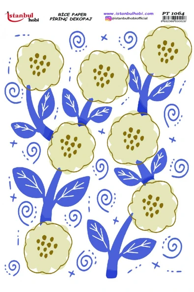 İSTANBUL HOBİ PİRİNÇ DEKOPAJ PT1064 ürün görseli