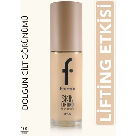 Flormar Skın Lıftıng Foundation 100 Sand 30 Ml ürün görseli