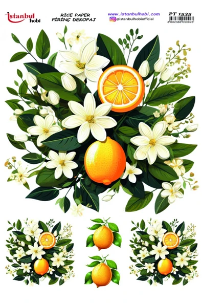 İSTANBUL HOBİ PİRİNÇ DEKOPAJ PT1535 ürün görseli