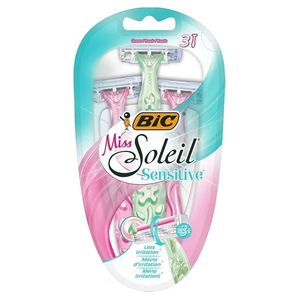 Bic Miss Soleil Sensitive 3 Lü Bayan Tıraş Bıçağı - 1