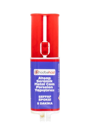 Şeffaf Epoksi Yapıştırıcı 5 Dakika Metal Seramik Cam Porselen Ahşap Tamir & Dolgu 25gr ürün görseli 1