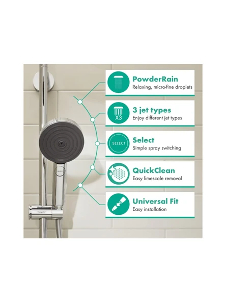 Hansgrohe Pulsify Select S 105 3 Jet Relaxation Krom - 3