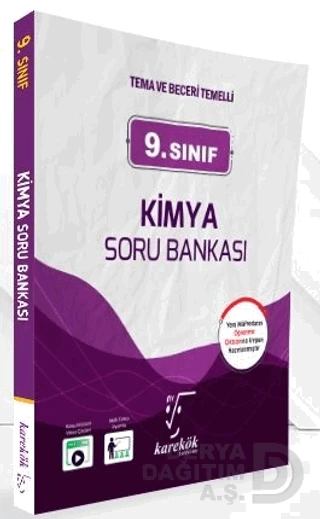 KAREKÖK /   9 .SINIF KİMYA SORU BANKASI YENİ (TEME VE BECERİ TEMELLİ) ürün görseli
