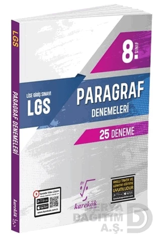 KAREKÖK /   8.SINIF LGS PARAGRAF DENEMELERİ(25 DENEME) ürün görseli