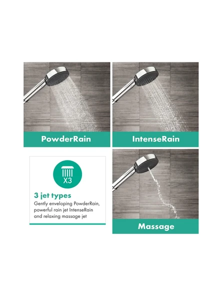 Hansgrohe Pulsify Select S 105 3 Jet Relaxation Krom - 4