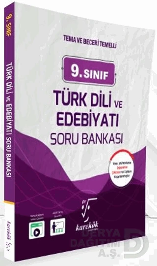 KAREKÖK /   9 .SINIF TÜRK DİLİ V.EDE SORU BANKASI YENİ( TEMA VE BECERİ TEMELLİ) ürün görseli