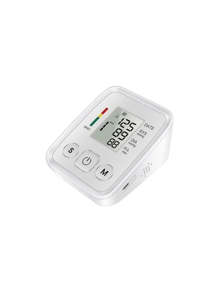 Kol Tipi Sesli Ev Ölçüm Cihazı Akıllı Tansiyon Aleti Monitörü - 4