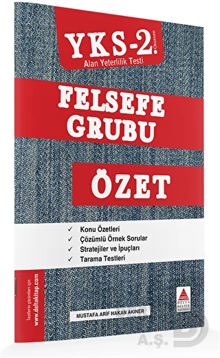 DELTA / AYT FELSEFE GRUBU 2 . OTURUM ÖZET ürün görseli