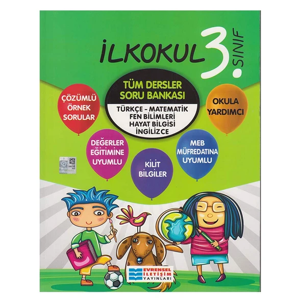 EVRENSEL / 3.SINIF TÜM DERSLER SORU BANKASI ürün görseli