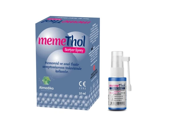 Memethol Hemoroid Bariyer Sprey 10 ml - 2