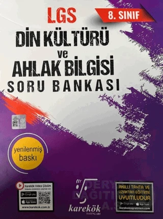 KAREKÖK /   8 .SINIF LGS DİN KÜLTÜRÜ VE AH.BİL.SORU BANKASI ürün görseli