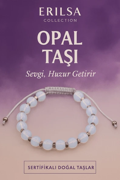 Sertifikalı Opal Taşı Bileklik – Sevgi ve Şifayı Bileğinde Hisset ürün görseli