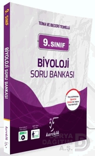 KAREKÖK /   9 .SINIF BİYOLOJİ SORU BANKASI (YENİ) ürün görseli