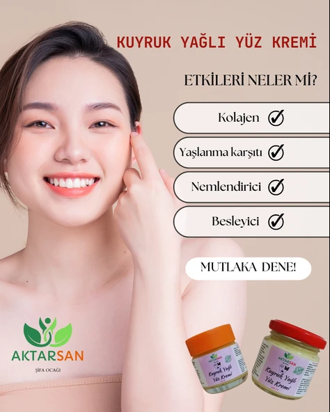 %100 Doğal Kuyruk Yağlı Yüz Kremi - 2