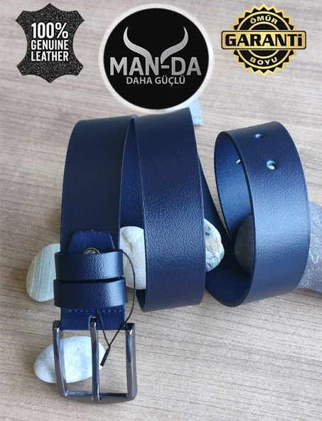 Manda Derisi Kemer (Lacivert) ürün görseli