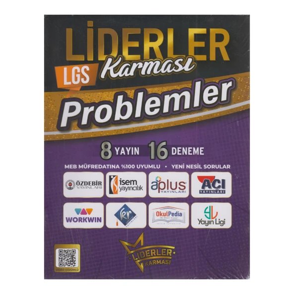 LİDERLER KARMASI /   LGS PROBLEMLER ( 8 YAYIN 16 DENEME) ürün görseli