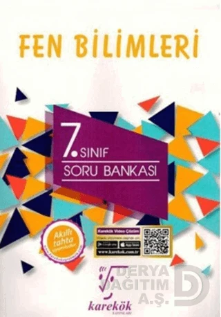 KAREKÖK / 7.SINIF FEN BİLİMLERİ SORU BANKASI VİD.ÇÖZ.. ürün görseli