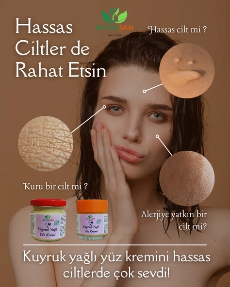 %100 Doğal Kuyruk Yağlı Yüz Kremi - 6