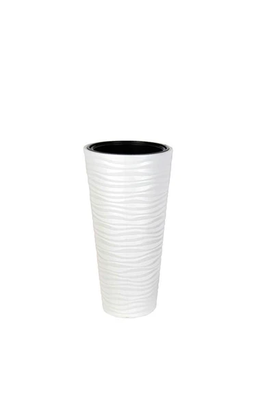 Omnipazar SO-KVT1 Kumsal Vazo Saksı Takımı 5.5 lt Beyaz 3 Adet - Resim 5