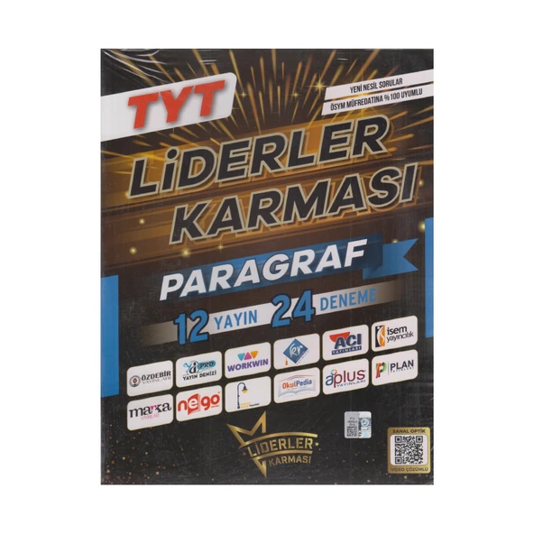 LİDERLER KARMASI /   TYT PARAGRAF 12 YAYIN 24 DN ürün görseli