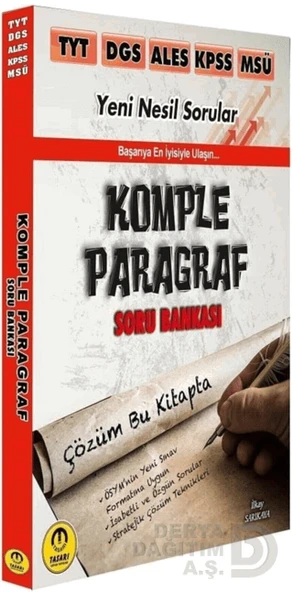TASARI /  KOMPLE PARAGRAF SORU BANKASI ürün görseli