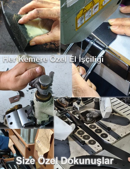 Manda Derisi Kemer (Lacivert) - Resim 7