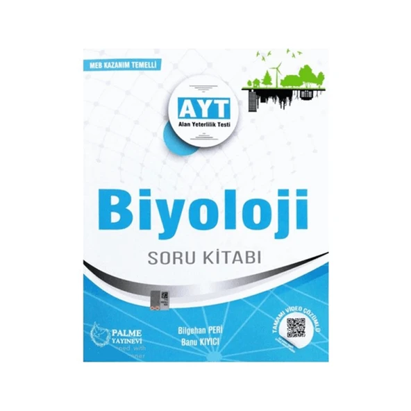PALME /  AYT BİYOLOJİ SORU KİTABI - VİDEO ÇÖZÜMLÜ ürün görseli