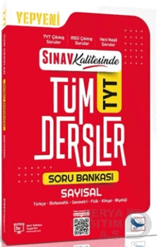 SINAV /  TYT  TÜM DERSLER SAYISAL SORU BANKASI(SINAVKALİTESİNDE) ürün görseli