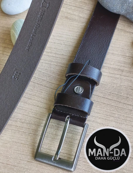 Manda Derisi Kemer (Kahverengi) ürün görseli