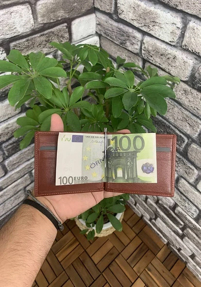 Guard Taba Klipsli Hakiki Deri Kartlık Erkek P838 - Resim 3