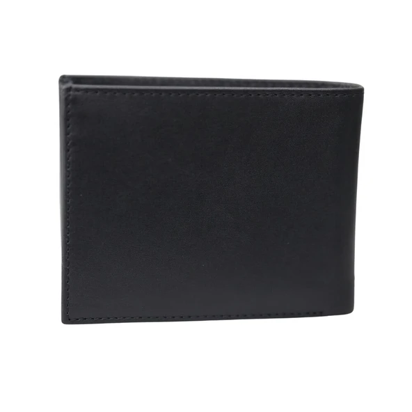 Guard Siyah Temi Bozuk Para Bölmeli Hakiki Deri Erkek Cüzdanı P50 - Resim 4