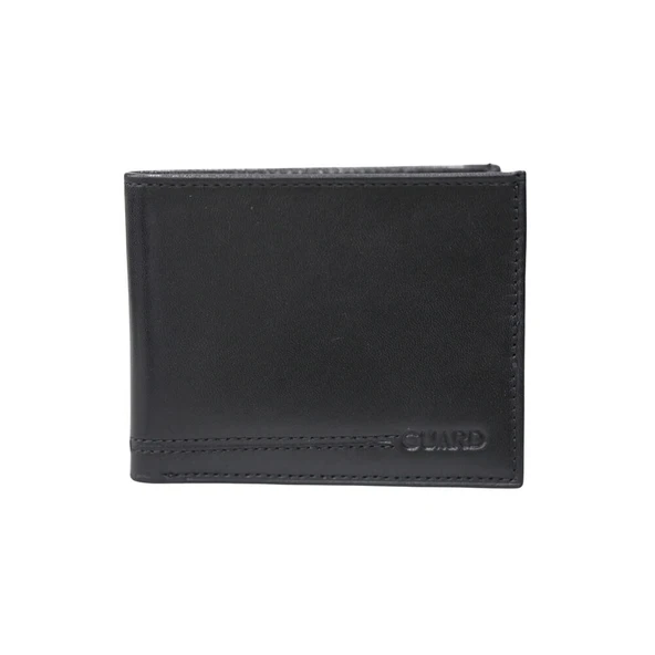 Guard Temi Siyah Klasik Hakiki Deri Erkek Cüzdanı P171 ürün görseli