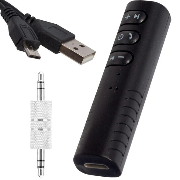 Powermaster BT-801 Oto Araç Bluetooth Aux Müzik Alıcı Çevirici Kiti