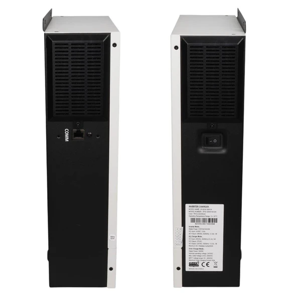 Powermaster CP-EF30 24V 125A 3000W Off-Grid Hibrit Saf Sinüs Güç İnverteri (MPPT Solar + AC Şarj) - 4