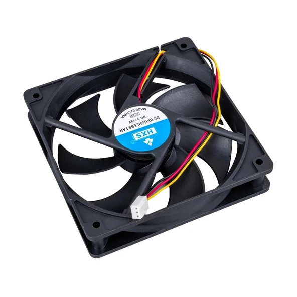 Powermaster IC-216 Fırçasız DC Fan 120X120x25mm 12 Volt 3 Pin - 3