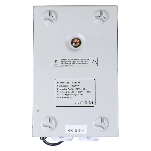 Powermaster SLIM-1500 Otomatik 1500 Watt Voltaj Kombi Regülatörü - 3