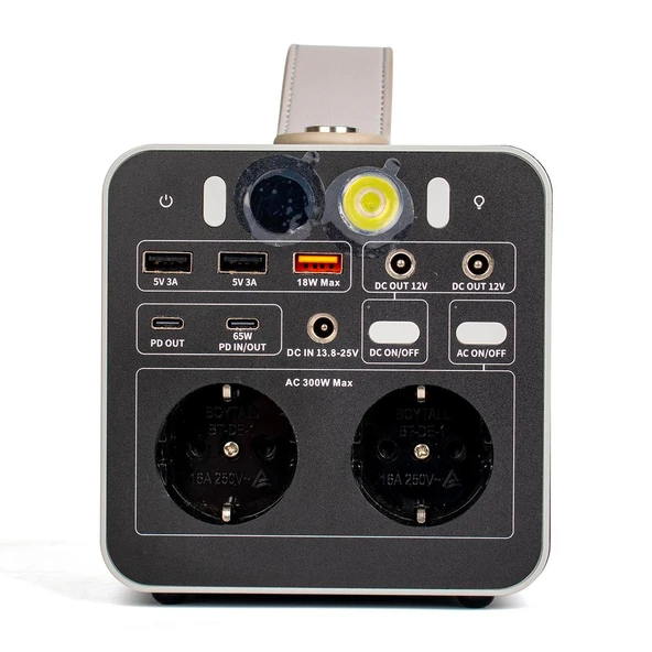 Powermaster ES300 300 Watt 81000 Mah Taşınabilir Güç İstasyonu - 2