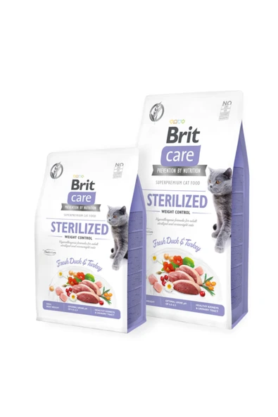Brit Care Ördekli Kısırlaştrırılmış Yetişkin Kedi Maması 7 Kg. ürün görseli