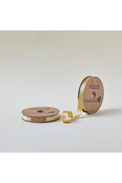 Biye Saten Katlı 055 Gold 2 cm 25 Metre %100 Polyester ürün görseli