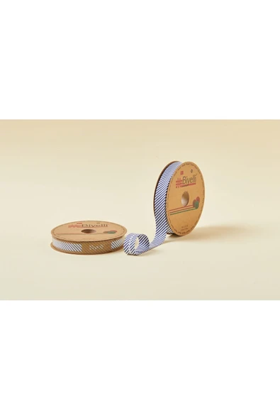 Biye Çizgili Katlı C08 Lacivert 2 cm 25 Metre %65 Koton %35 Polyester ürün görseli