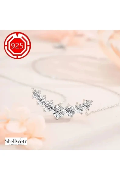 Silvershine 925 Ayar Gümüş Kolye Sevgililer günü , annenize verilecek en güzel gümüş hediyesi - 3