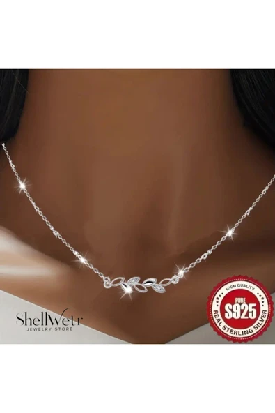 Juna Set 925 Ayar Gümüş Kolye Bileklik Sevgililer günü , annenize verilecek en güzel gümüş hediyesi - 2